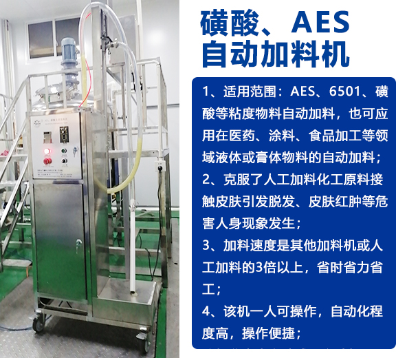 AES磺酸加料機(jī)、實驗室乳化機(jī)、片堿食鹽自動加料機(jī)-04